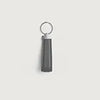 color swatch Elroy Grey Leather Keychain